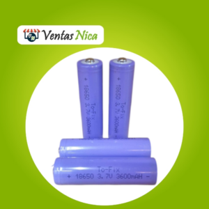 Electrónico Batería Cilíndrica 18650 3.7V 3600mA