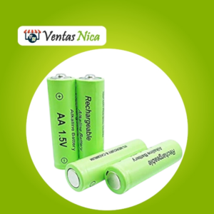 Electrónico Batería Cilíndrica AA 1.5V 800mA Recargable (4unds)