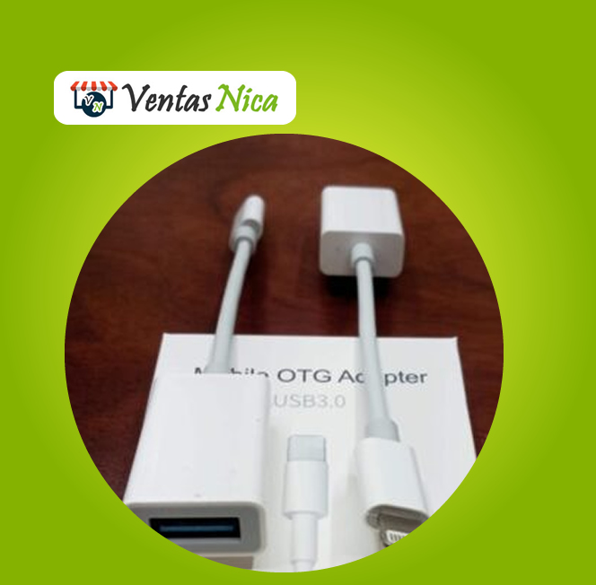 Electronico Adaptador Celular OTG iPhone (USB a Lightning)