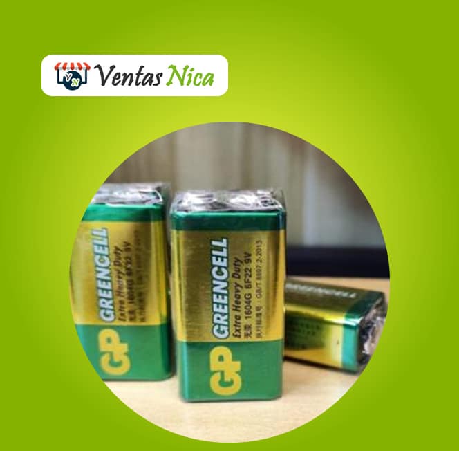 Electronico Bateria Alarma 09V 6F22 GP 350mA