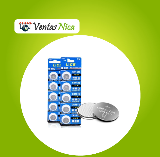 Electronico Bateria Alarma 03V 50mA CR1616 (Reloj/Juguete)