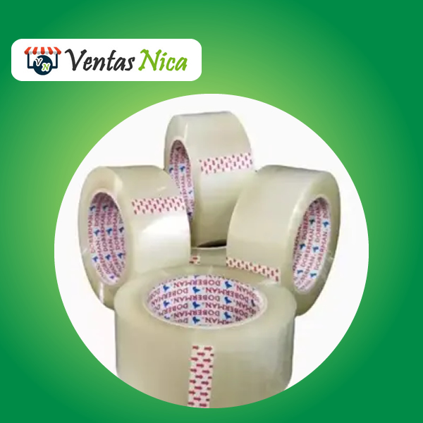 Empaque Cinta Adhesiva Rollo 48mm 100M (Amarillo-Transparente)