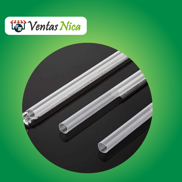 Empaque Pajilla 1.1cm x Longitud 21cm (Negro)