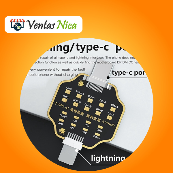 Detector de inserci贸n Mechanic T-824 Type-C & Lightning