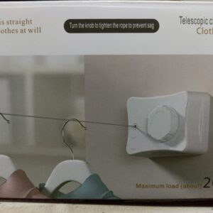 Hogar cuerda de Eslinga para Ropa 5.1M (color blanco)