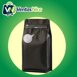 Empaque Bolsa Café 2 libra 15*32.5+10cm Negro
