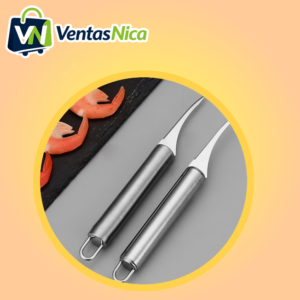 Hogar Cocina Cuchillo Desvenador de camarones, de una sola cabeza