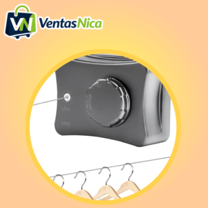 Hogar cuerda de Eslinga para Ropa 5.1M (color negro)