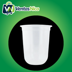 Empaque Vaso Plástico 500ml(16oz) Ø95mm*Altura113mm*Ø45mm (fondoU) 50und