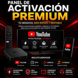 Youtube Premium para revendedores (Panel) - 20 creditos