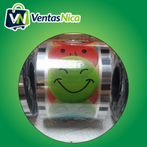 Empaque Sello Plástico 13cm (9.5cm) Carita 2200/rollo