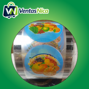 Empaque Sello Plástico 13cm (9.5cm) Frutas 2200/rollo